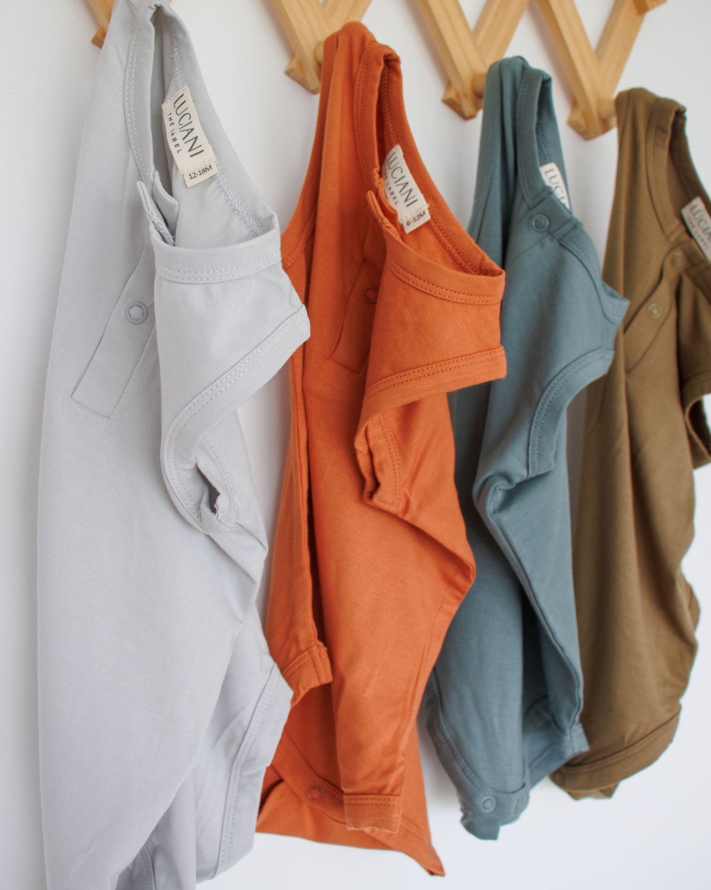 Bamboo Sleeveless Romper (Burnt Orange)