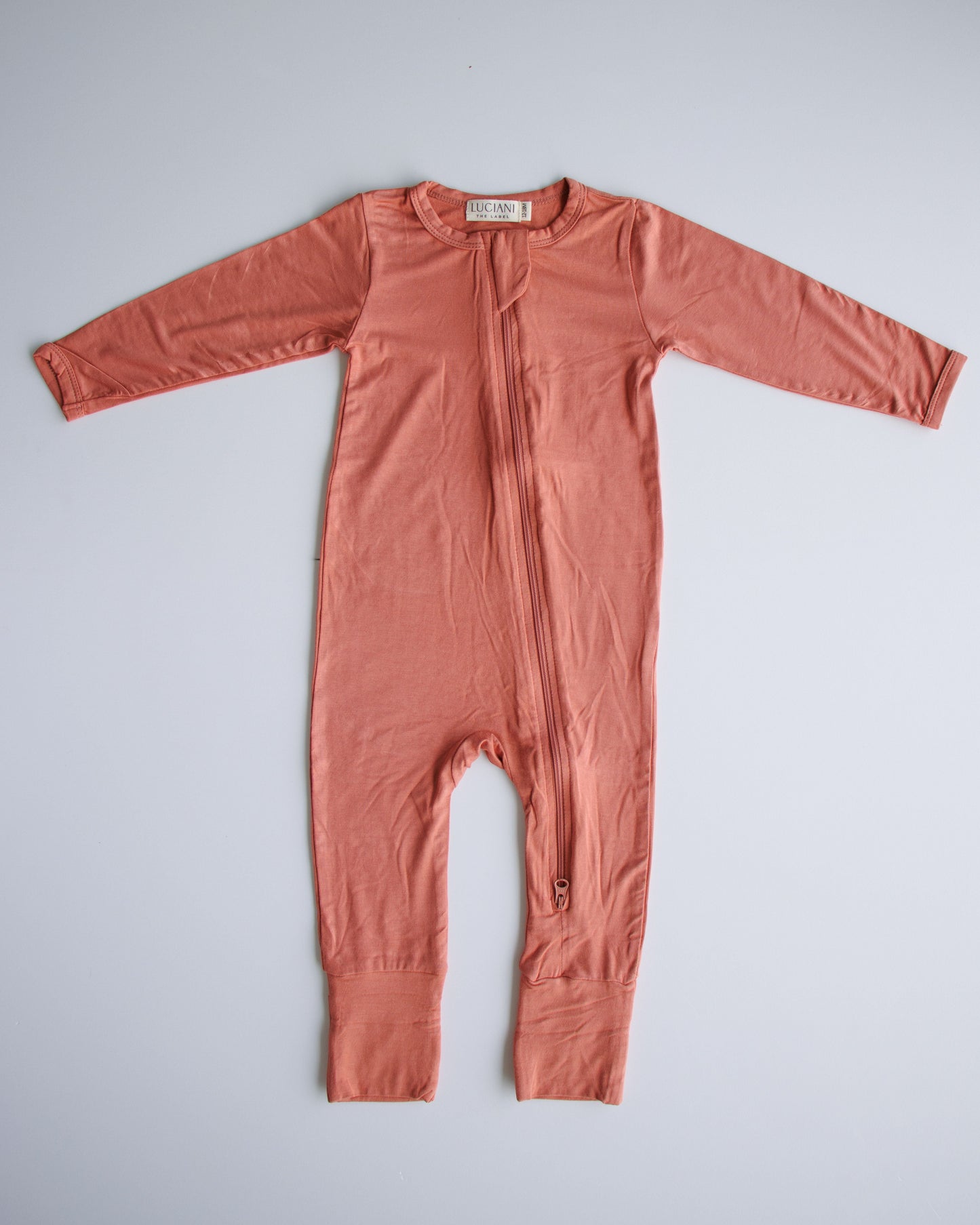 Bamboo Long-Sleeve Growsuit (Mauveglow)