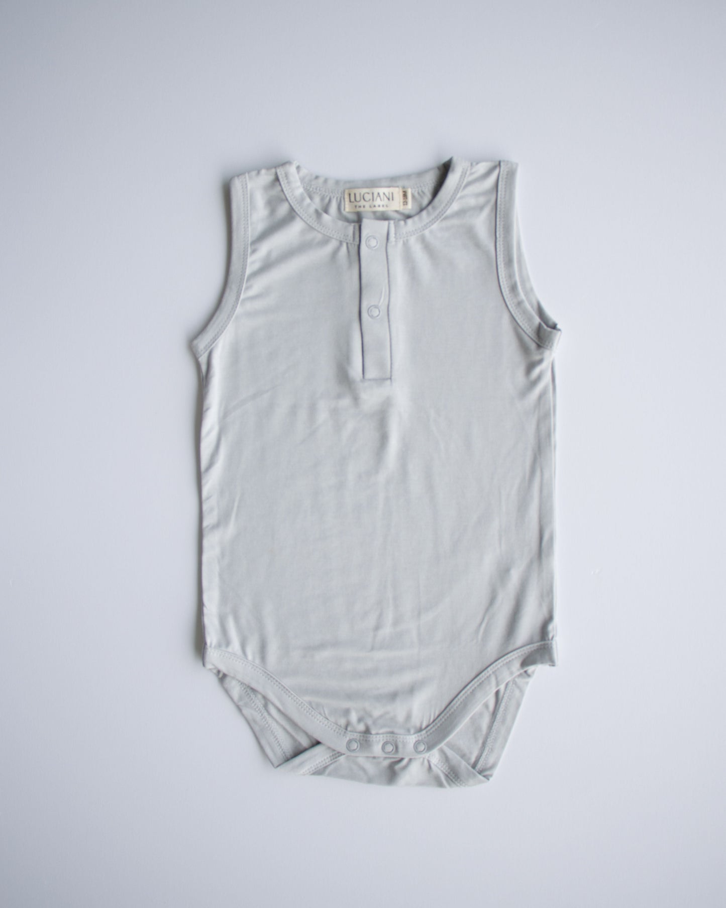 Bamboo Sleeveless Romper (Grey)